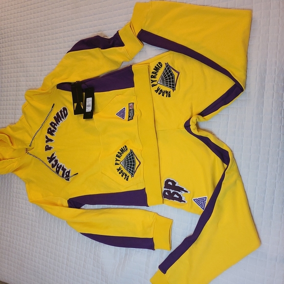 Jogging Suit Black Pyramid Sweats Black Pyramid SIDE TAPING TRACK